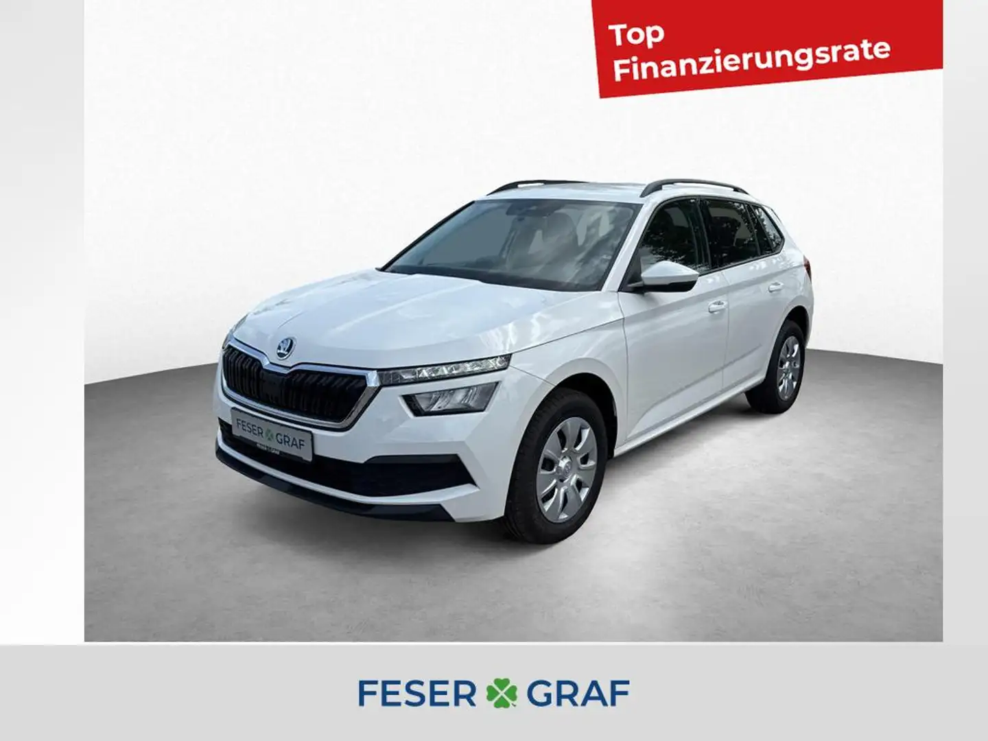 Skoda Kamiq 1.0 TSI COOL&SOUND+SITZ.+PDC Weiß - 1