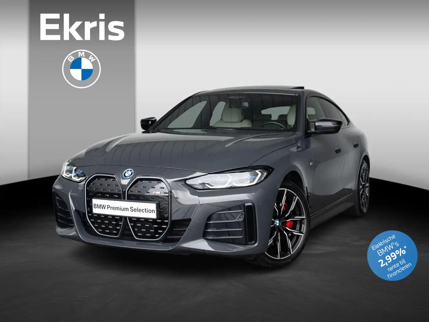 BMW i4 M50 | High Executive | M Sportpakket Pro | Verwarm Grau - 1