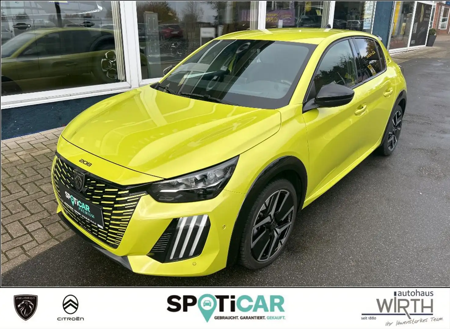 Peugeot 208 GT Hybrid 110 FULL-LED+KEYLESS+360°KAMERA Gelb - 1