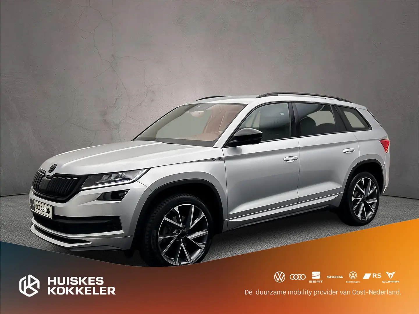 Skoda Kodiaq Sportline Business 1.5 TSI 150pk DSG Automaat Trek Grijs - 1
