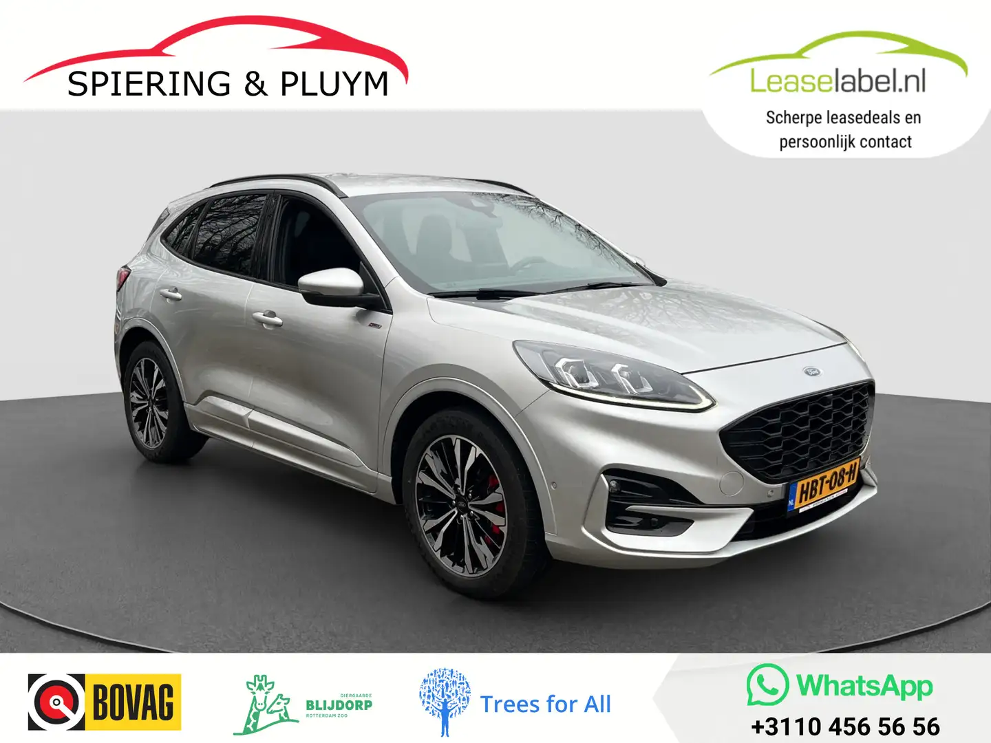 Ford Kuga 2.5 PHEV ST-Line X | El. Trekhaak | HUD | ACC | 19 Grijs - 1