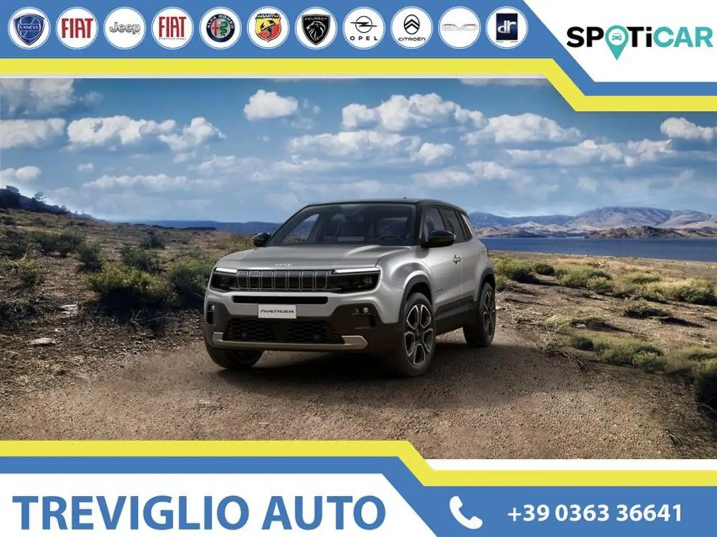 Jeep Avenger 1.2 Turbo MHEV Summit TETTO APRIBILE Grigio - 1