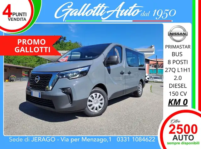 Nissan Primastar Bus 8 POSTI  L1H1+IVA - PRMO GALLOTTI