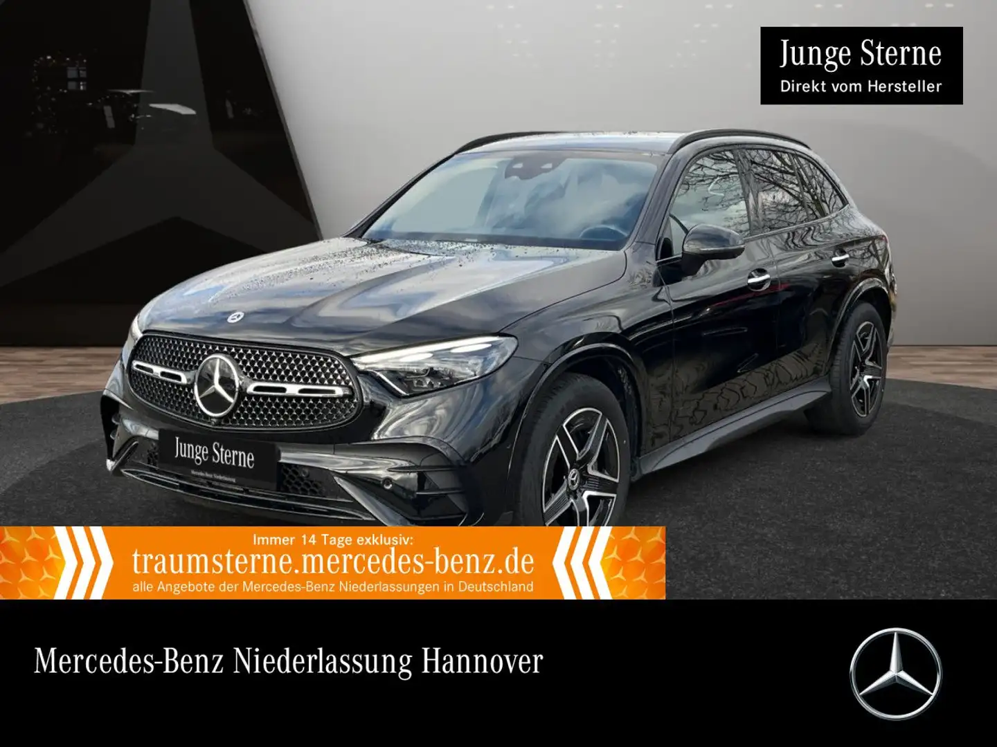 Mercedes-Benz GLC 220 d 4M AMG+NIGHT+360+AHK+BURMESTER+KEYLESS Schwarz - 1