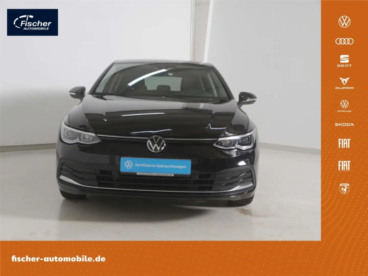 Volkswagen Golf 1.5 TSI Active 6-Gg. NAV/LED/RFK/ACC/DAB+ Schwarz - 1