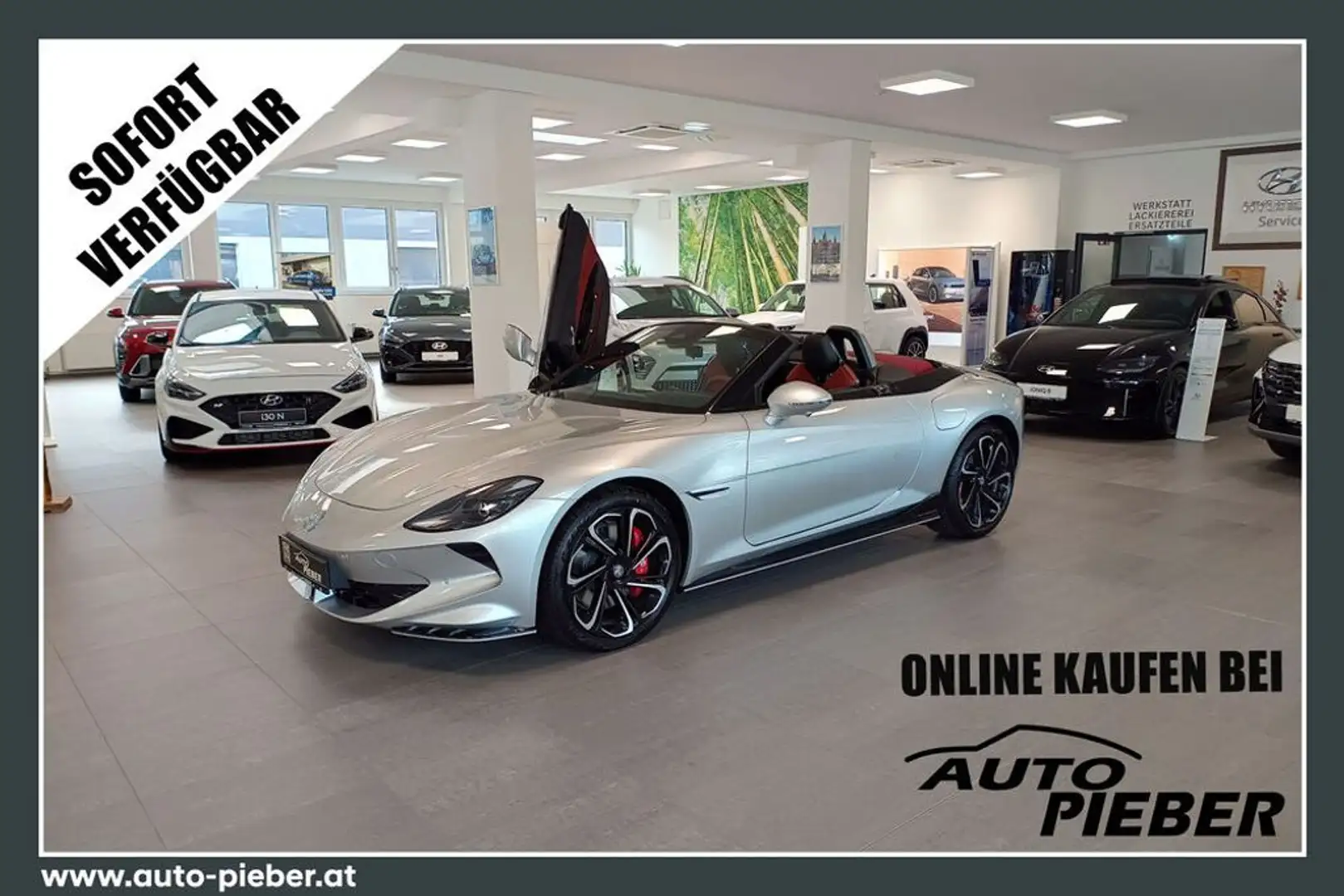 MG Cyberster Cyberster GT 77kWh *LED*ACC*BOSE*Navi* Серебристый - 1