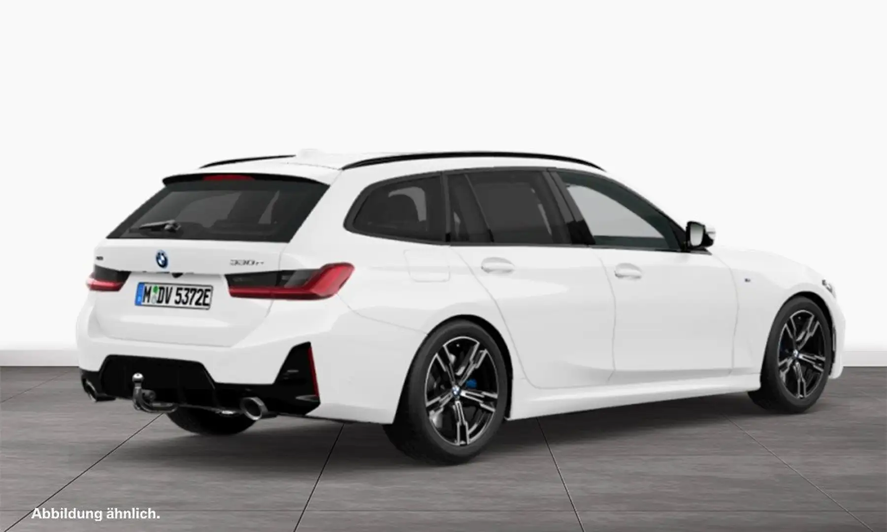 BMW 330 e xDrive TOURING M SPORT LC PROF AHK PANO    ALARM Weiß - 2