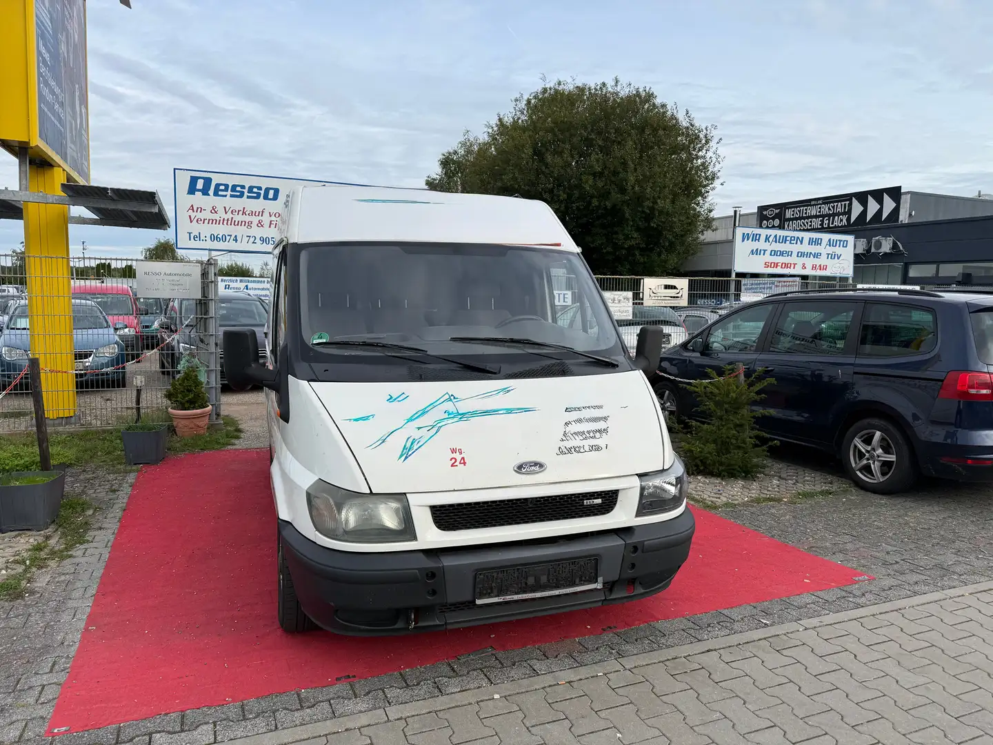 Ford Transit 2.0 FT 300 *1-HAND*LKW-ZULASSUNG*3-SITZER*AHK*DPF* Weiß - 1