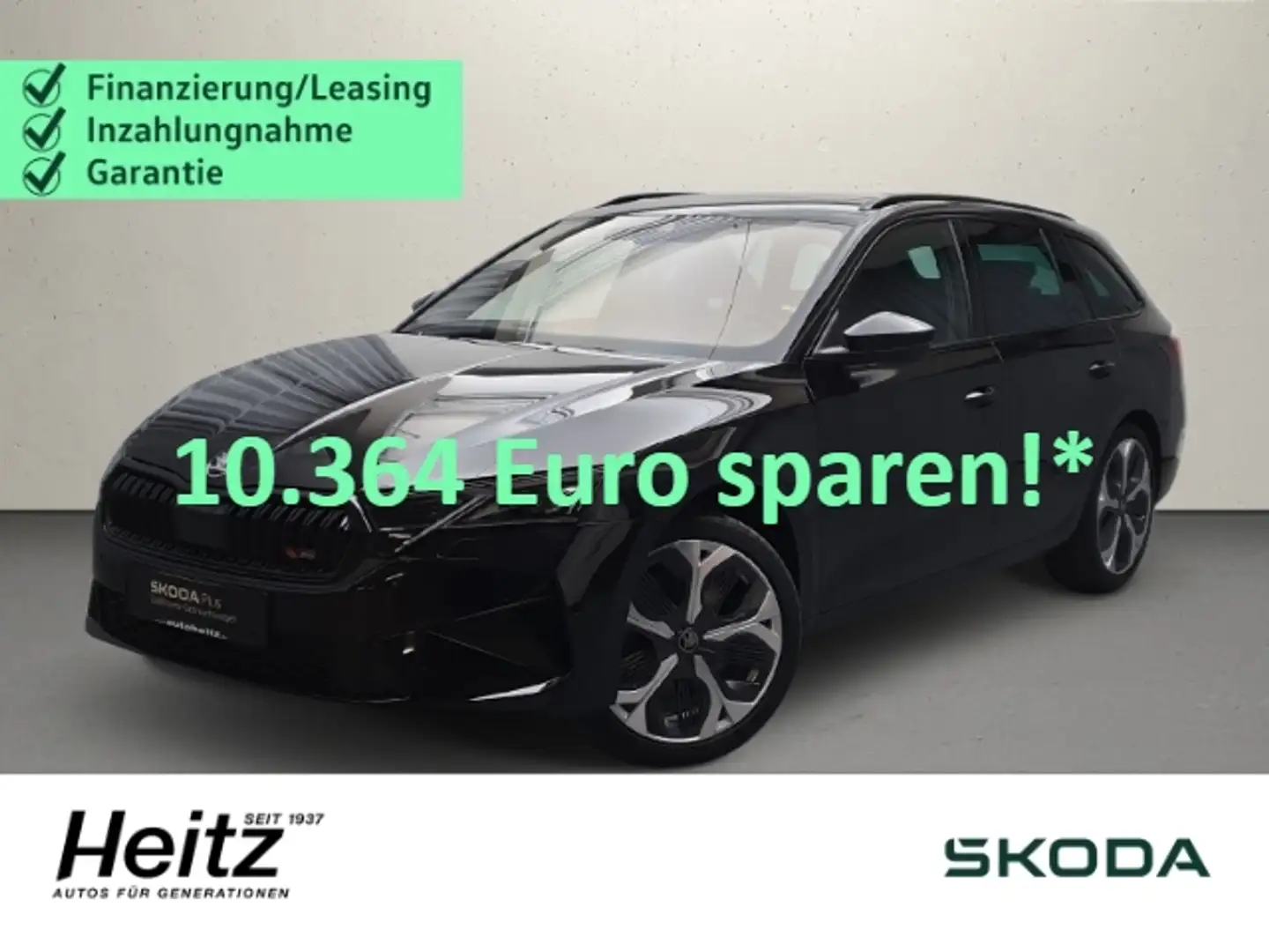 Skoda Octavia Combi RS TSI Pano Standhzg CANTON Navi Zwart - 1