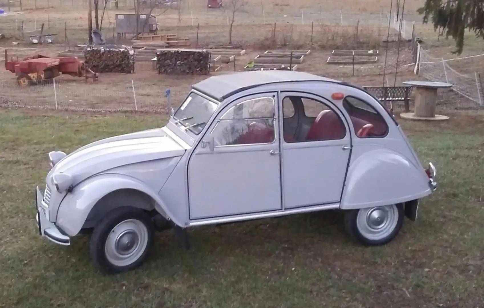 Citroen 2CV Restaurée Gris - 2