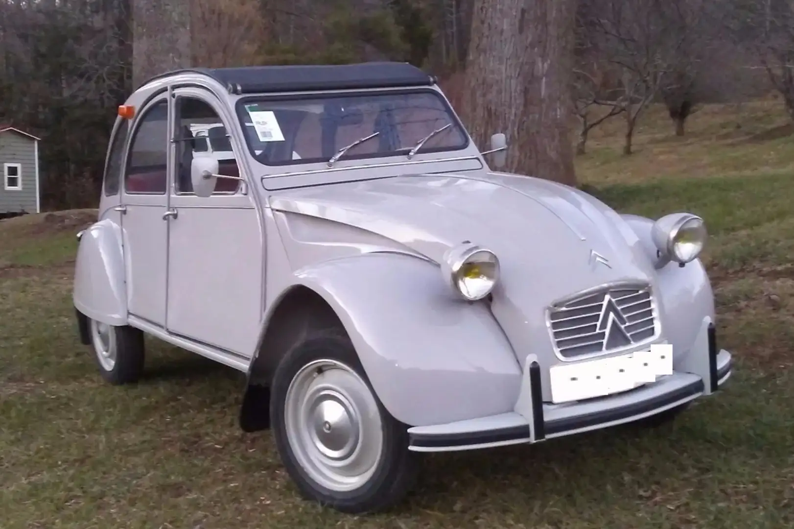 Citroen 2CV Restaurée Gris - 1