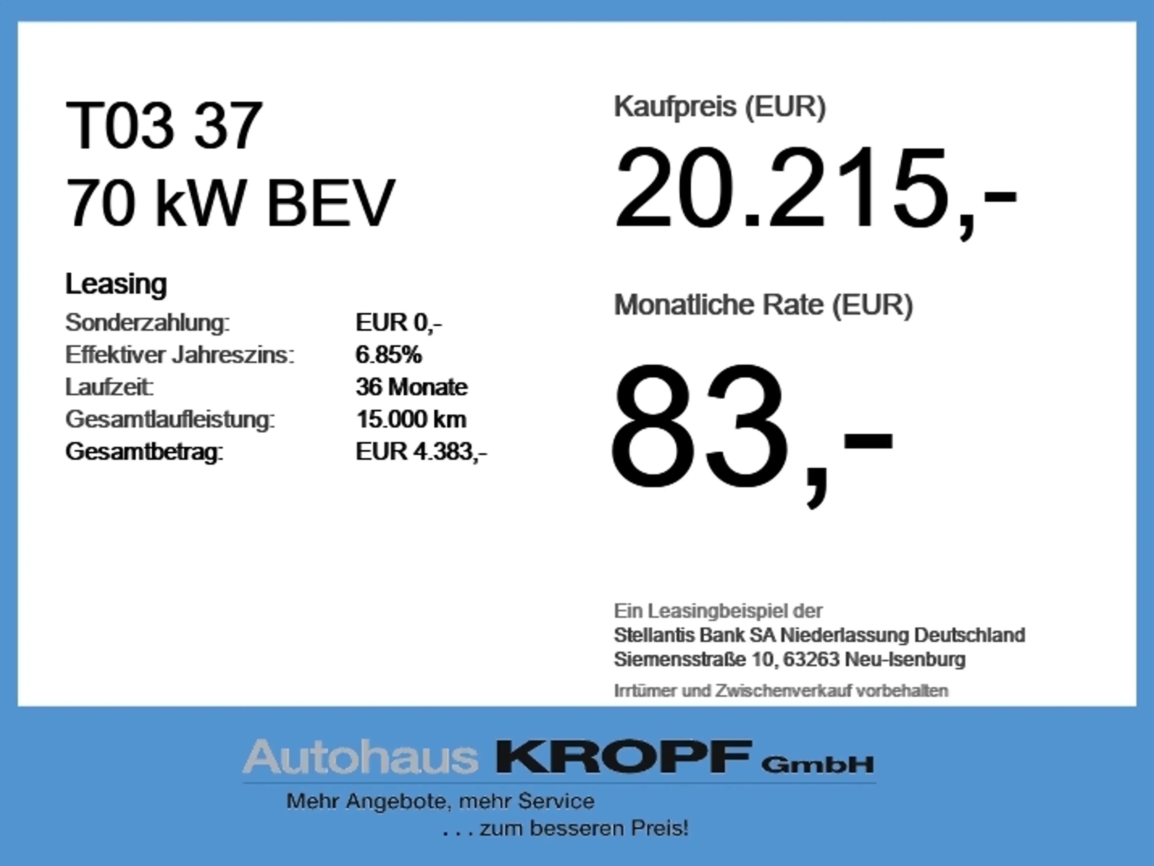 Leapmotor T03 37 70 kW BEV ACC+Navi+Pano+SD+Kam.+KeyLess — photo 6