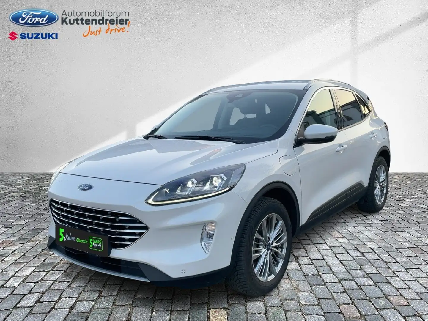 Ford Kuga Titanium X AHK schw. Voll-LED Navi Kamera Blanc - 2