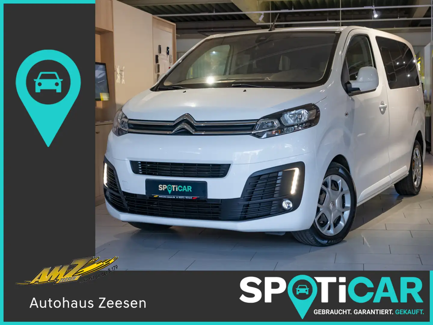 Citroen Spacetourer XS 2.0 BlueHDi KLIMA PDC AHK Blanc - 1