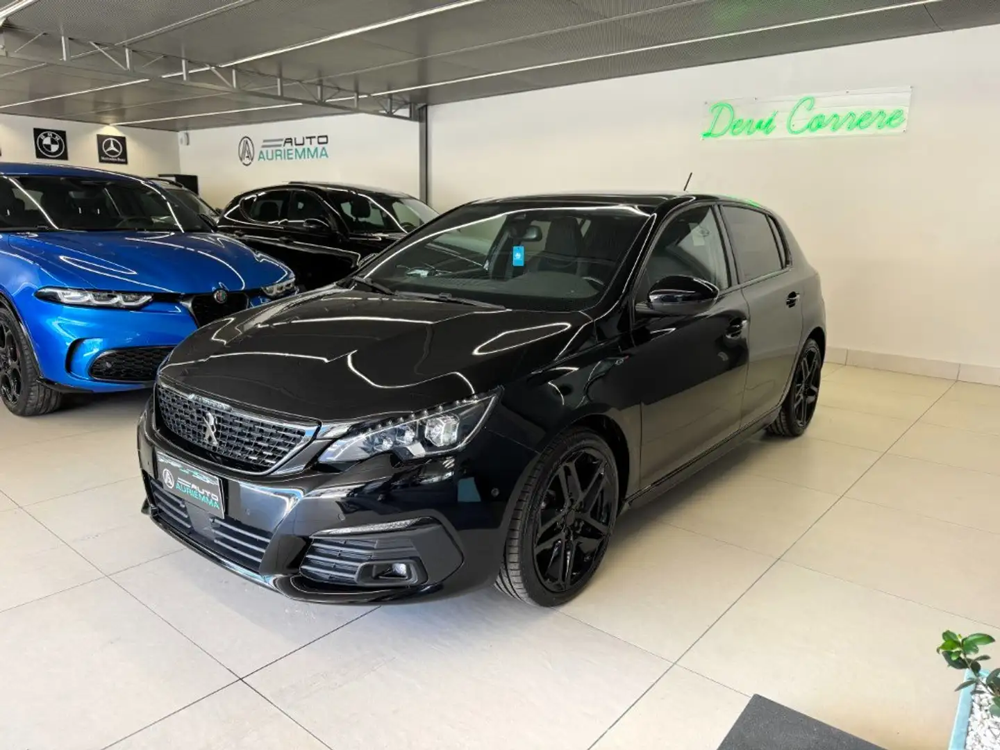 Peugeot 308 1.5 BLUEHDI 130 CV GT PACK EAT8+TETTO Nero - 1