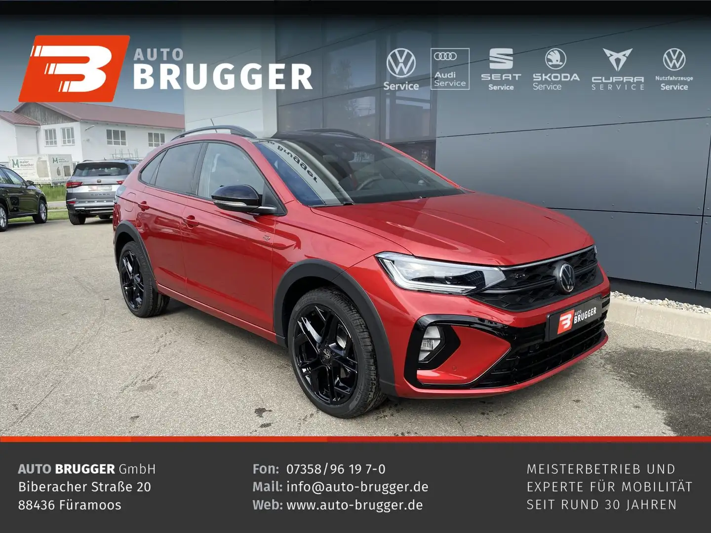 Volkswagen Taigo 1.5 TSI DSG R-LINE MATRIX-LED ACC KAMERA Rood - 1