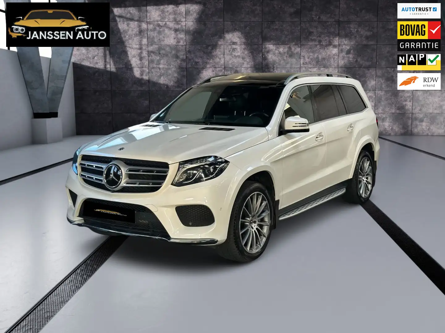 Mercedes-Benz GLS 500 4MATIC 455PK, B&O, Pano, 360 camera, Leder, Trekha Alb - 1