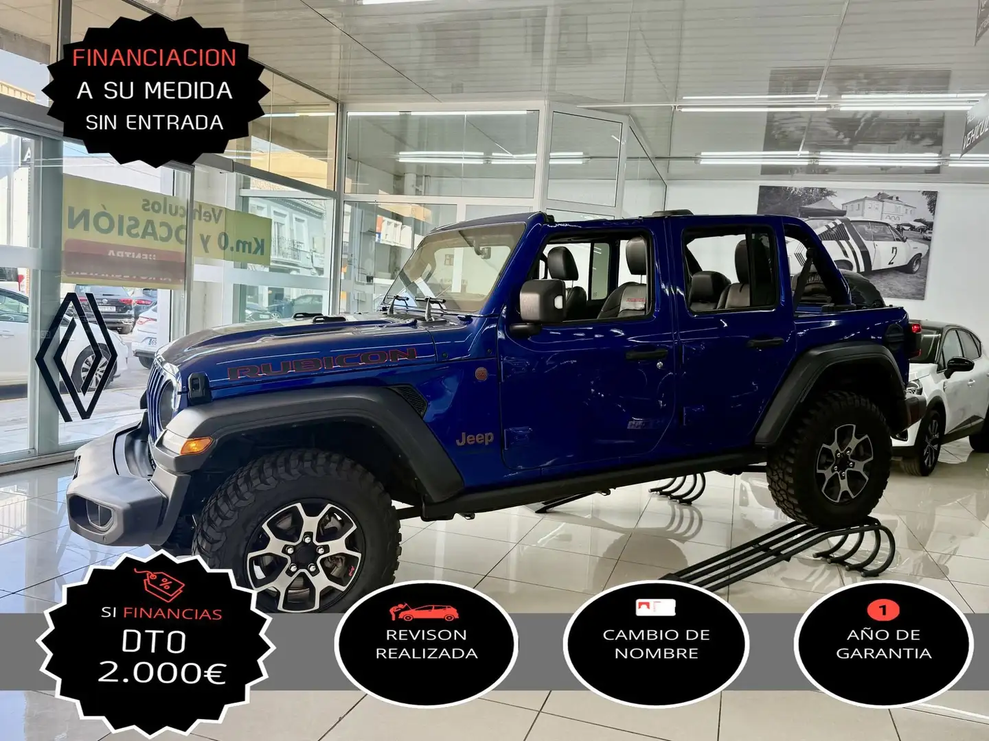 Jeep Wrangler Unlimited 2.0T GME Rubicon 8ATX Azul - 1