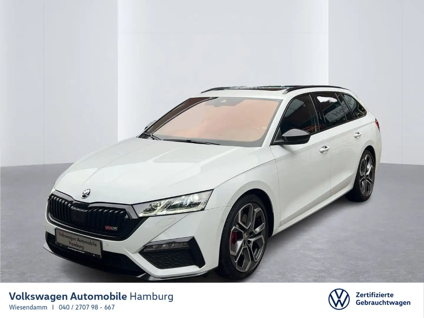 Skoda Octavia Combi RS 2.0 TSI DSG KAMERA/HUD/PANO/ACC Blanc - 1