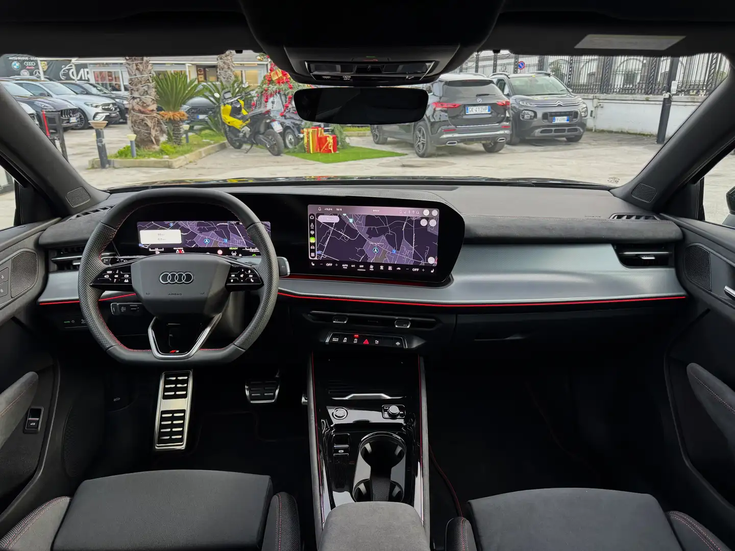 Audi Q3 Sportback TDI S line Plus S-tronic TETTO OLED Nero - 2