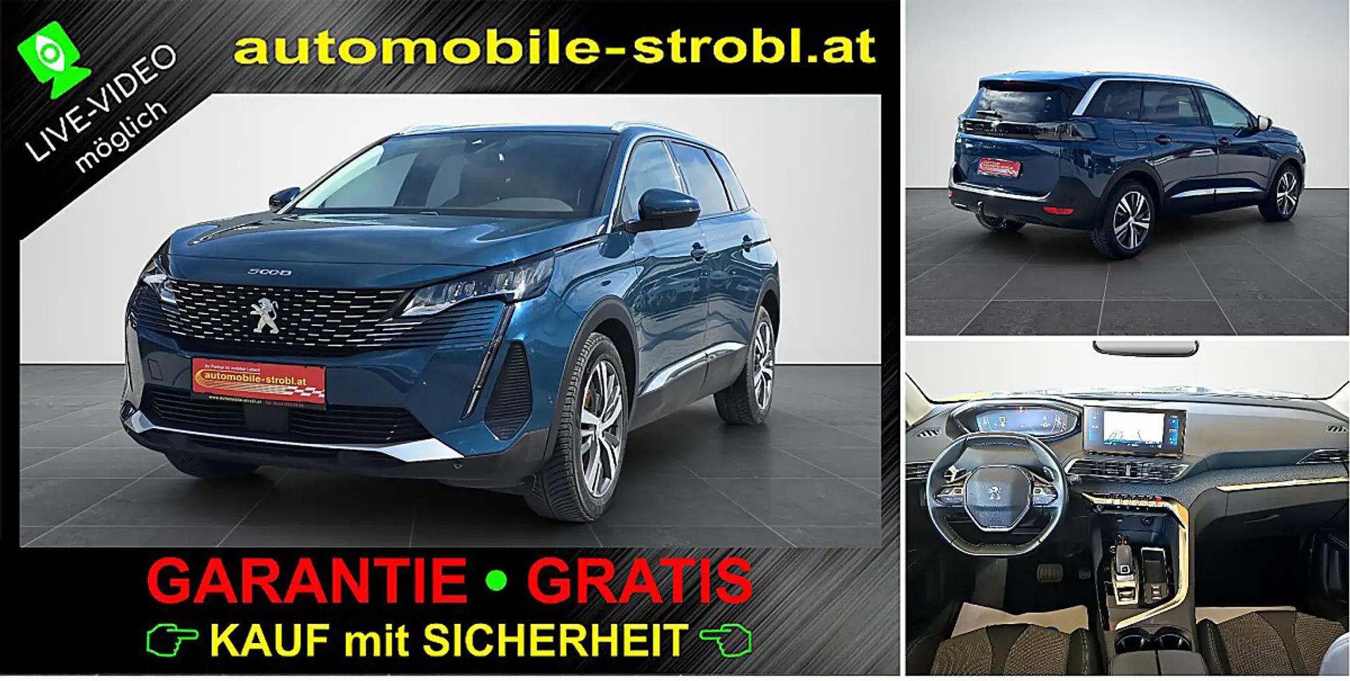 Peugeot 5008 BlueHDi Allure*7-Sitze*LED*AHV*GARANTIE* Blau - 1