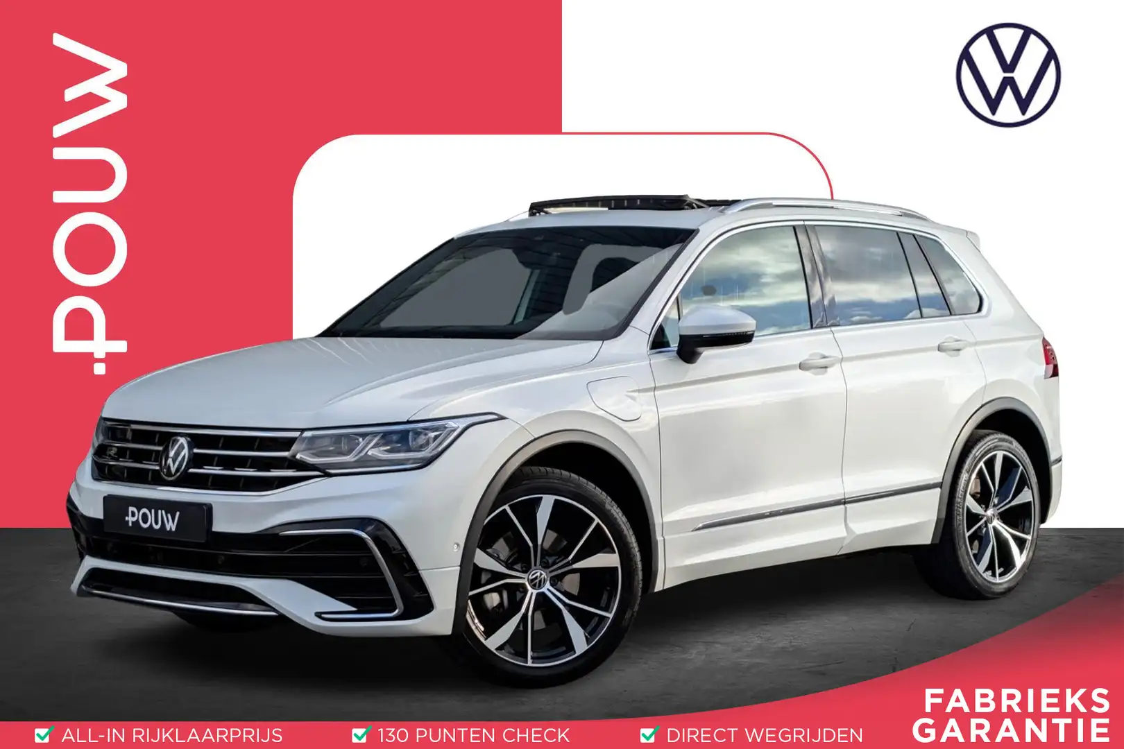Volkswagen Tiguan 1.4 TSI eHybrid 245pk R-Line Business | Panoramada Wit - 1