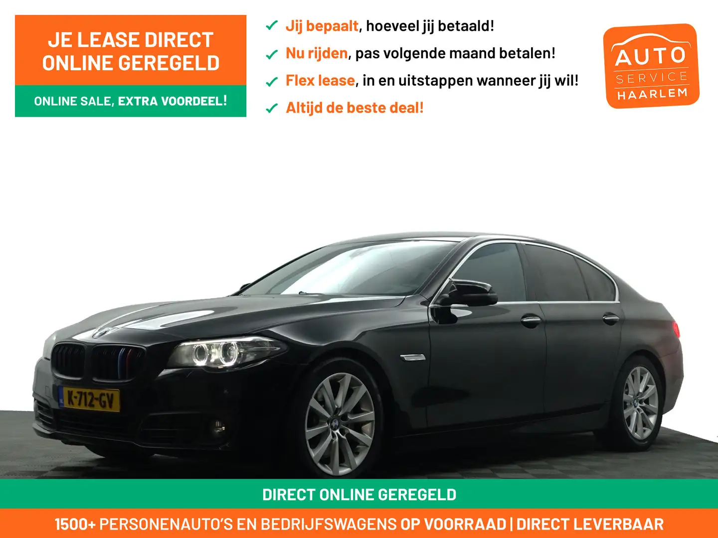 BMW 528 5-serie 528i M Sport Aut- Harman Kardon, Xenon Led Negru - 1