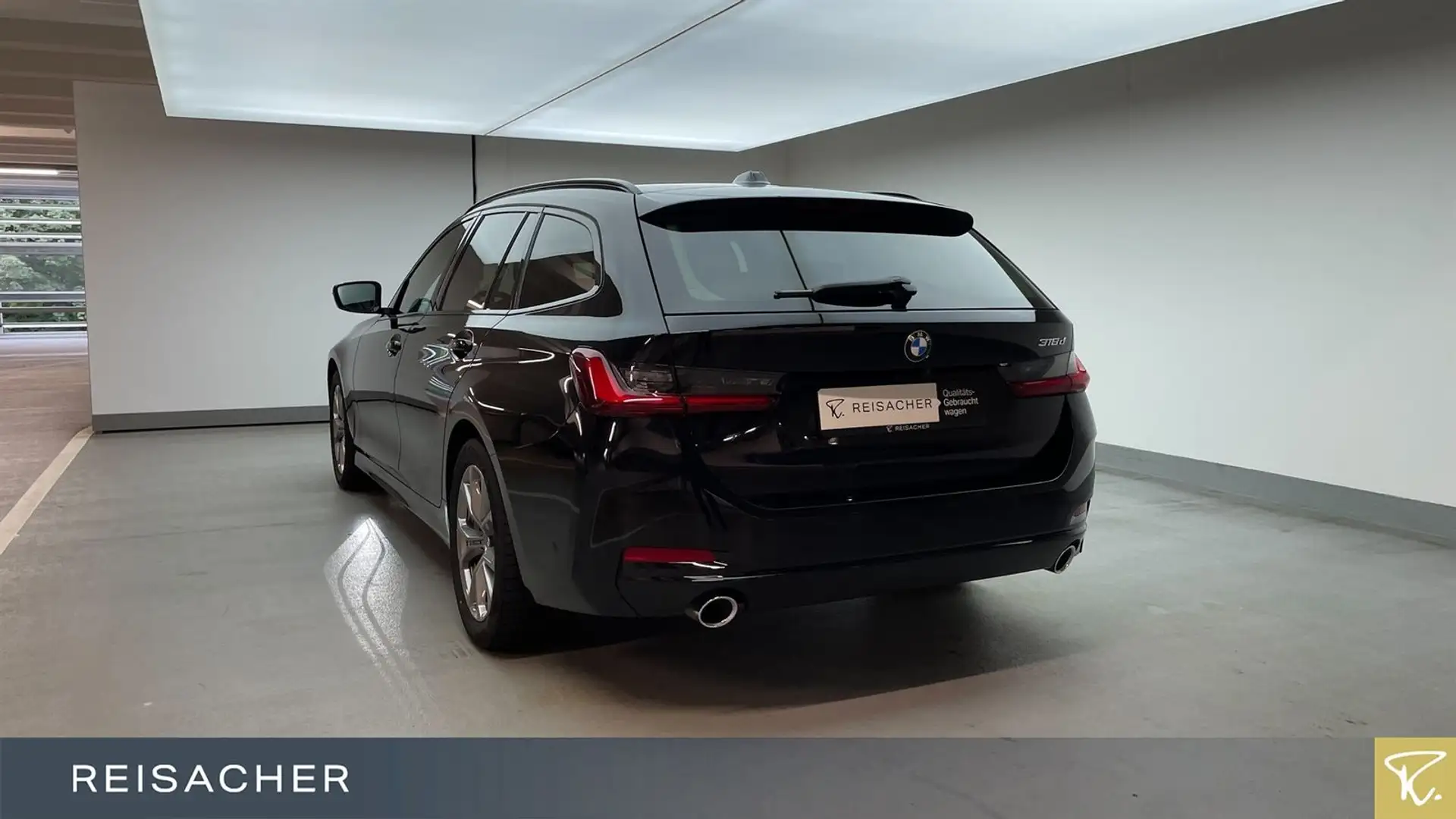 BMW 318 d Aut.Tou LCPlus,LED,ACC,DAB,RFK,Sportsitze Schwarz - 2