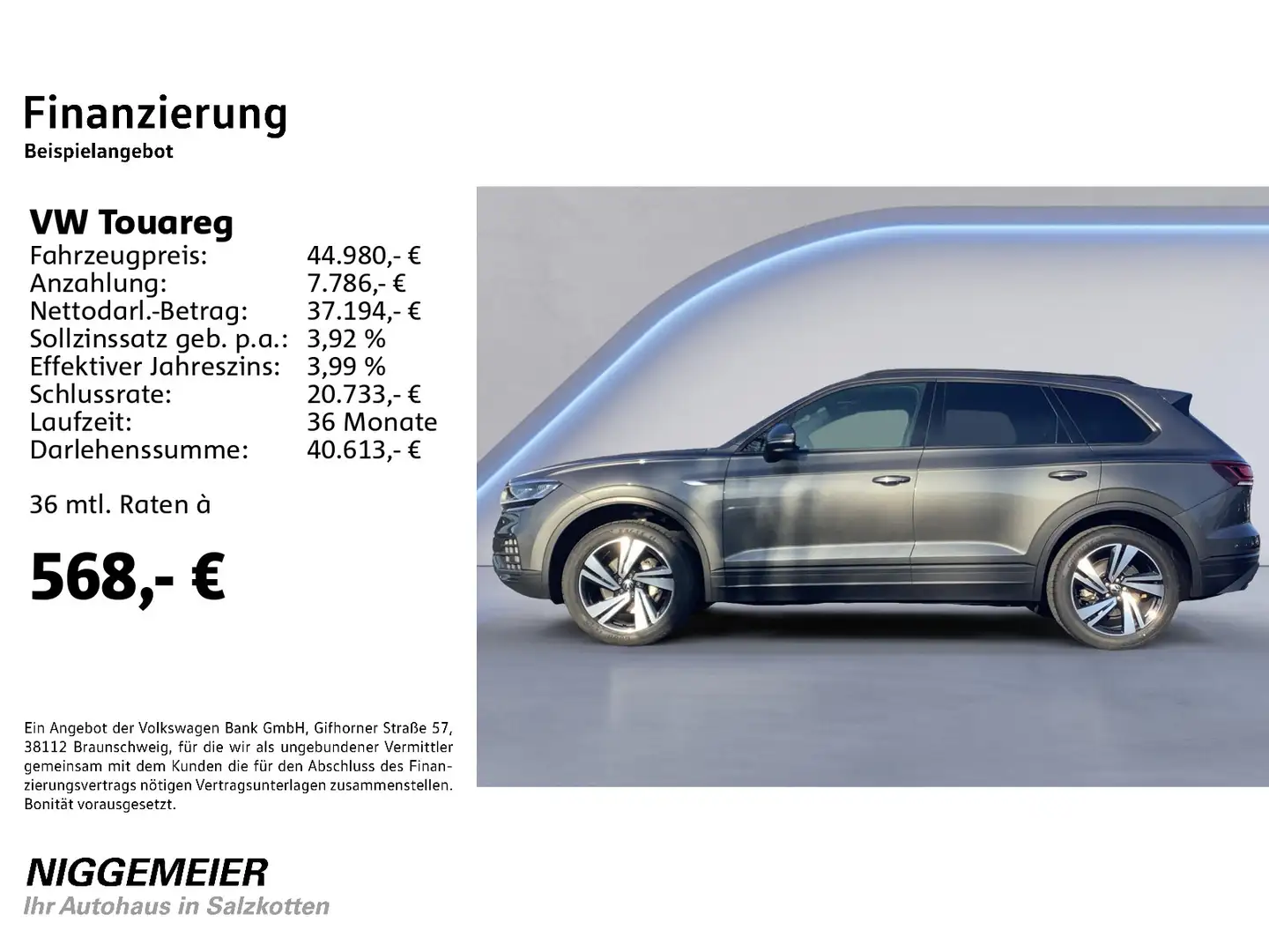 Volkswagen Touareg 3.0 V6 TDI 4M NAVI+LED+ACC+EL.HECKKL.+AH Gris - 2