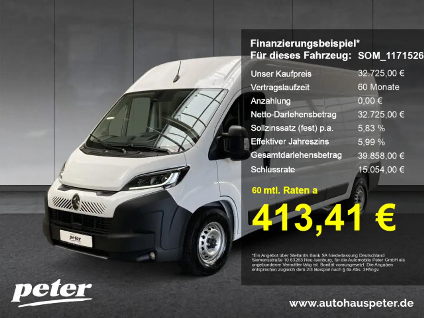 Citroen Jumper BHDi L3H2 3,5t AT Wit - 1