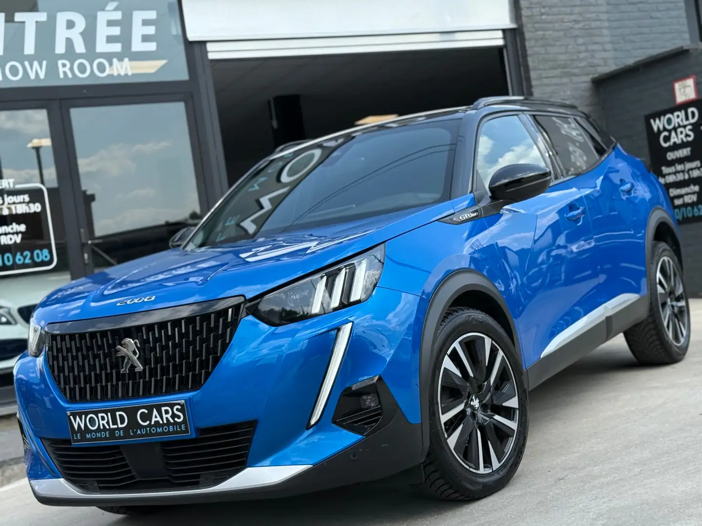 Peugeot 2008 1.5 BlueHDi GT Line S COCKPIT 3D CAM360° FULL Blauw - 1