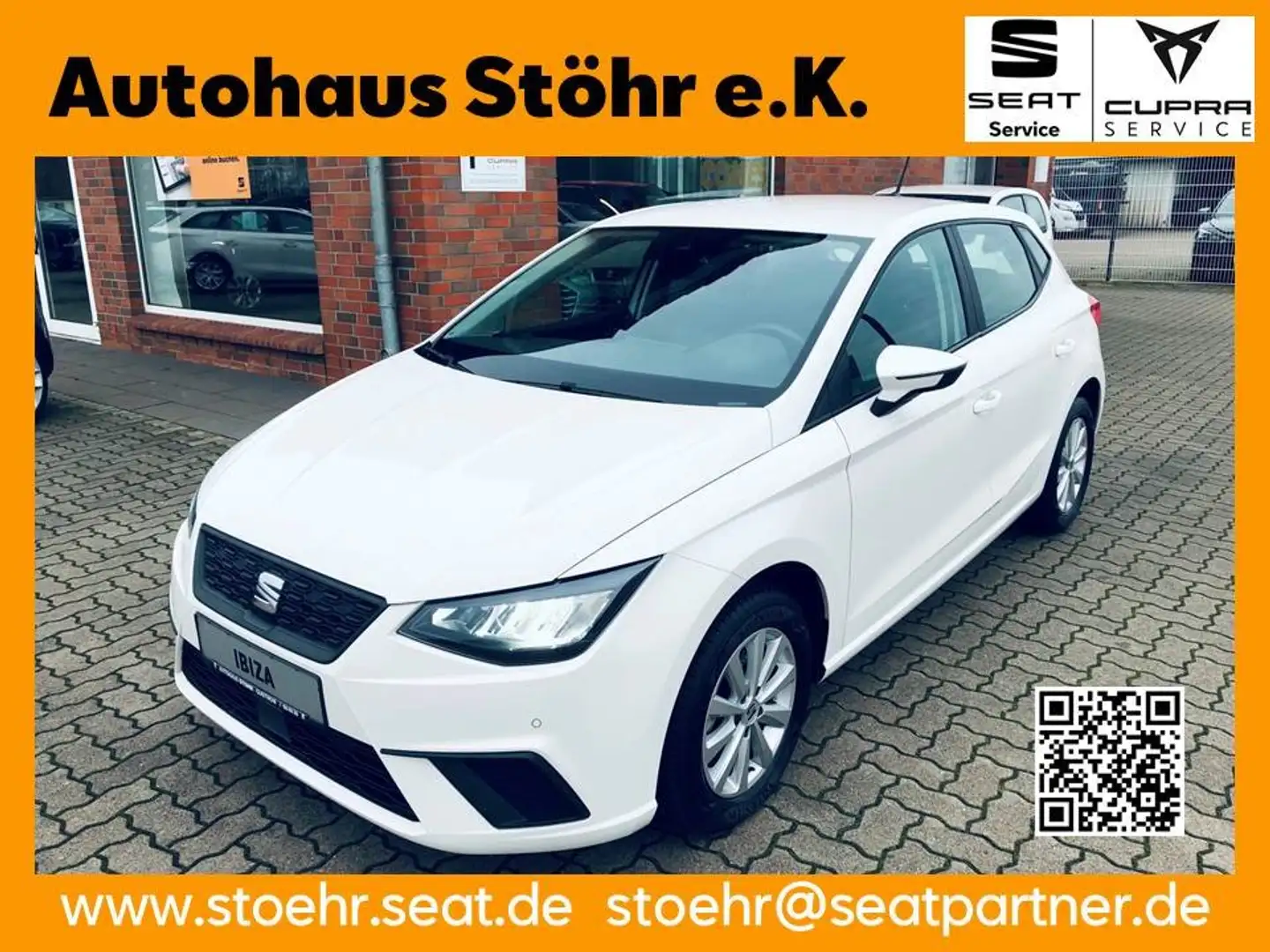 SEAT Ibiza Style 1.0TSI 7-Gang Automatik DSG Weiß - 1