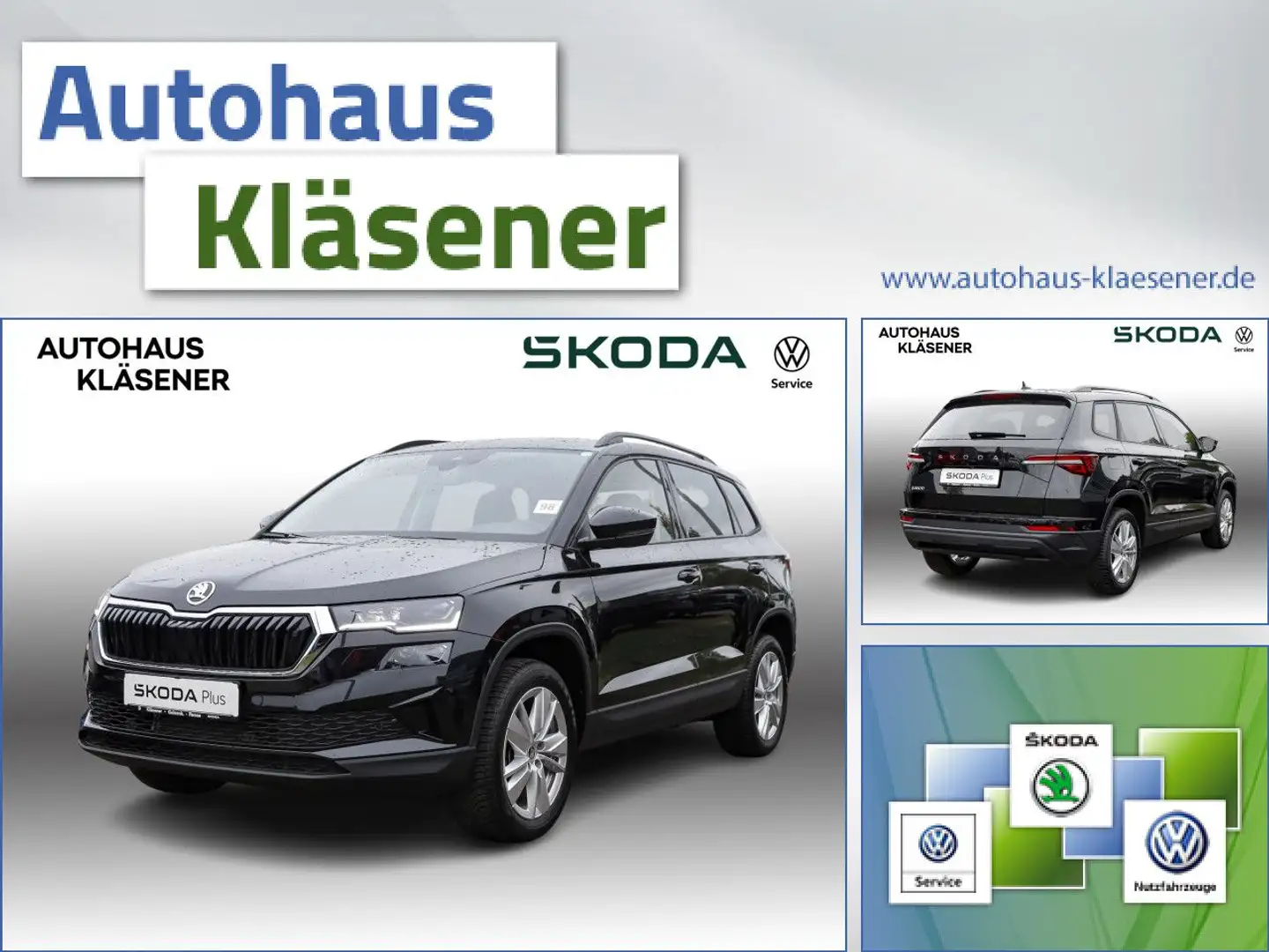 Skoda Karoq 1.5TSI 110KW DSG NAVI MATRIX AHK ACC KAMERA Schwarz - 1