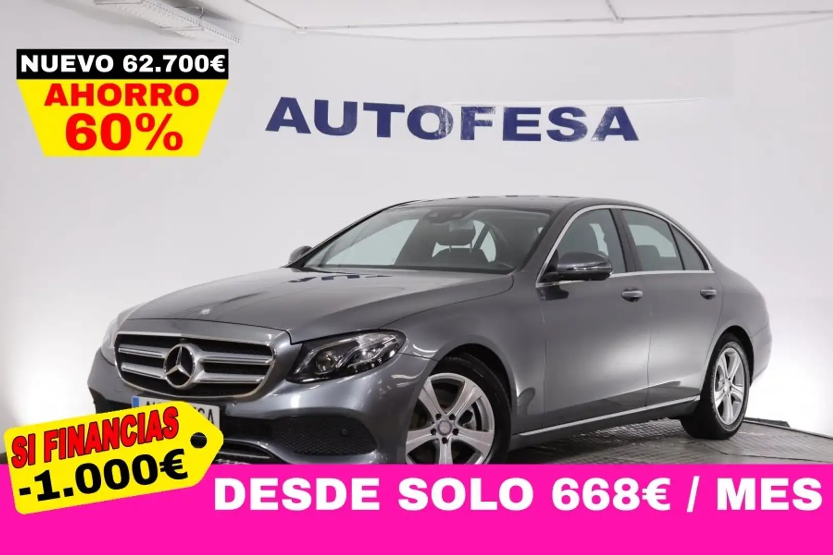 Mercedes-Benz E 240 AUTO 211cv 4P # NAVY, CUERO - 1