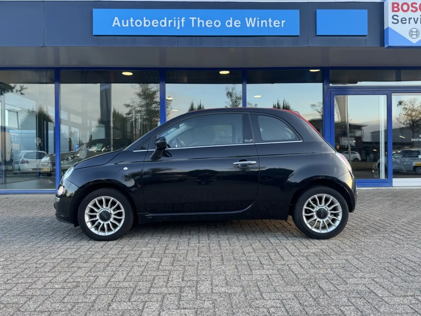 Fiat 500C 1.2 Pop| Cabrio, Airco, 15" Velgen Noir - 2