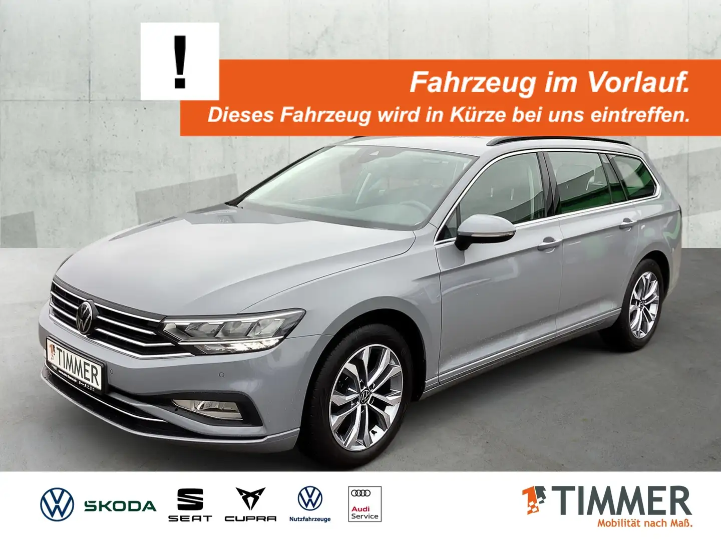 Volkswagen Passat Variant 2.0 TDI BUSINESS +H&K +LED +ACC +RKAM +VIRTUAL +N Grau - 1