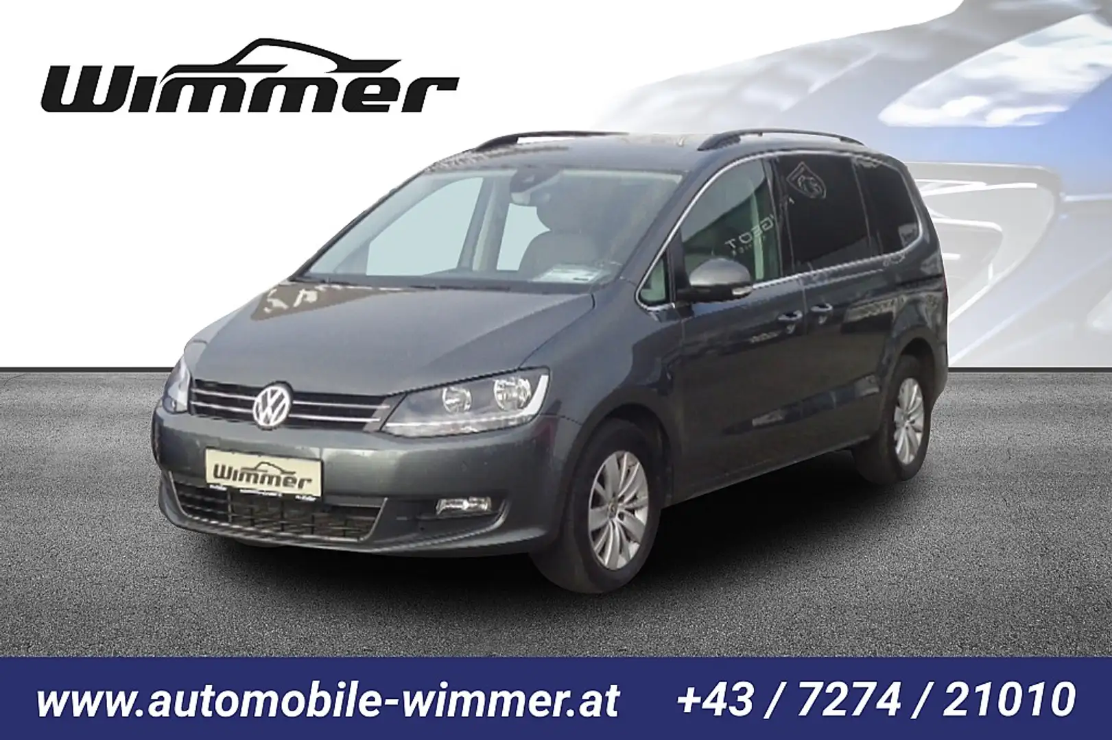 Volkswagen Sharan Comfortline SCR 2,0 TDI DSG 4Motion Gris - 1