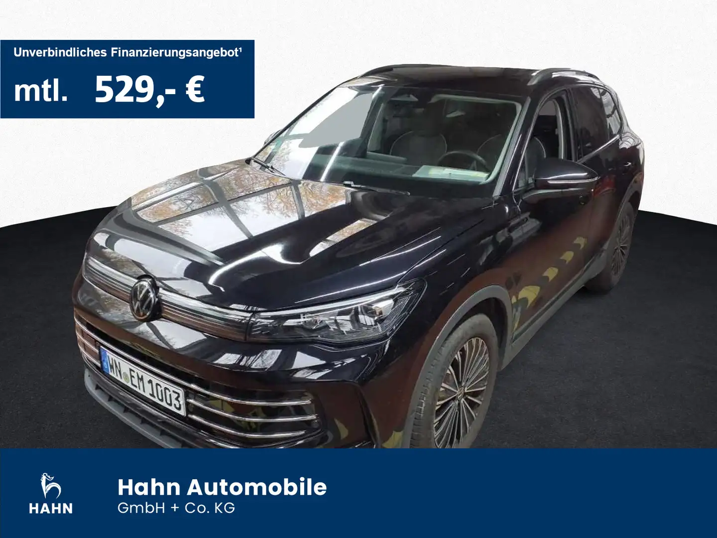 Volkswagen Tiguan 2.0TDI DSG Elegance AHK LED CAM Navi ACC Schwarz - 1