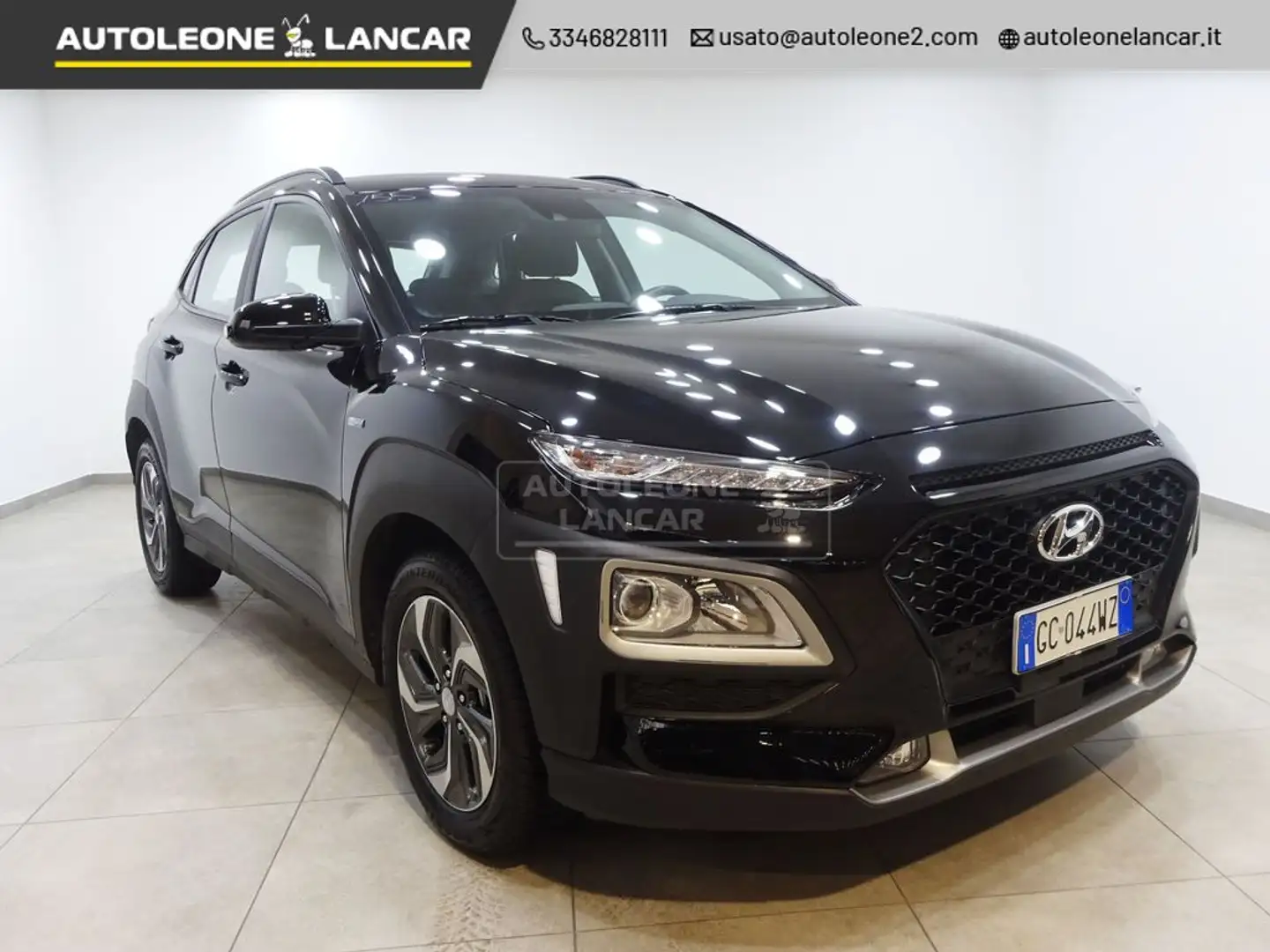 Hyundai KONA 1.6 HEV Xtech DCT 141cv Hybrid AUTOMATICA E6 Nero - 1
