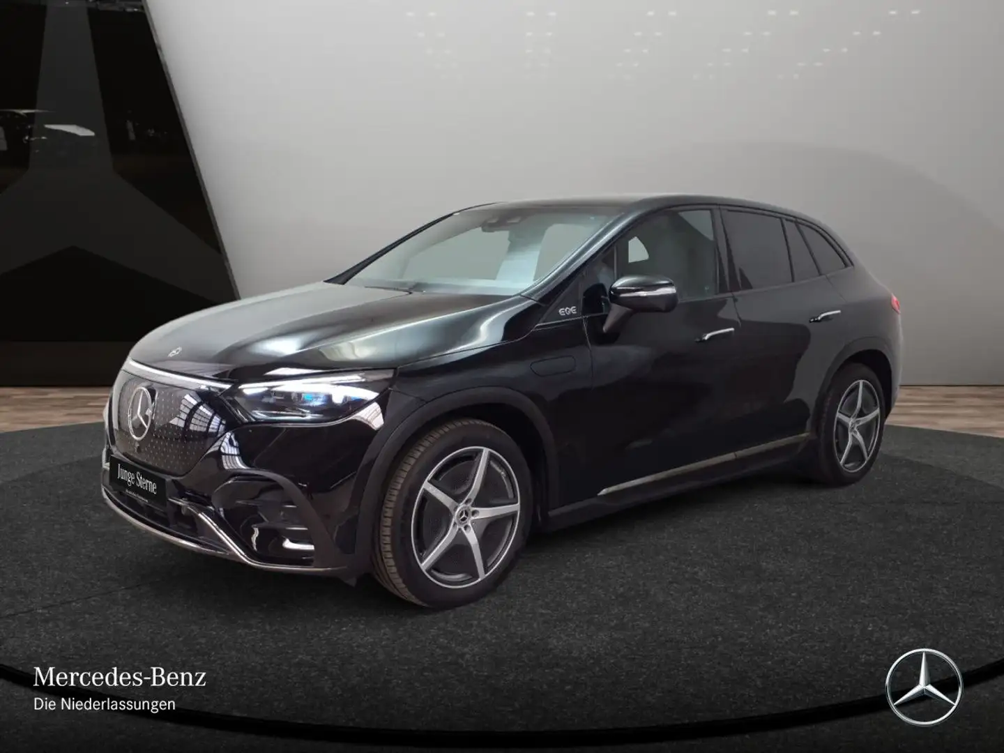 Mercedes-Benz EQE SUV EQE 350 4M AMG+NIGHT+PANO+360+AHK+BURMESTER Schwarz - 2