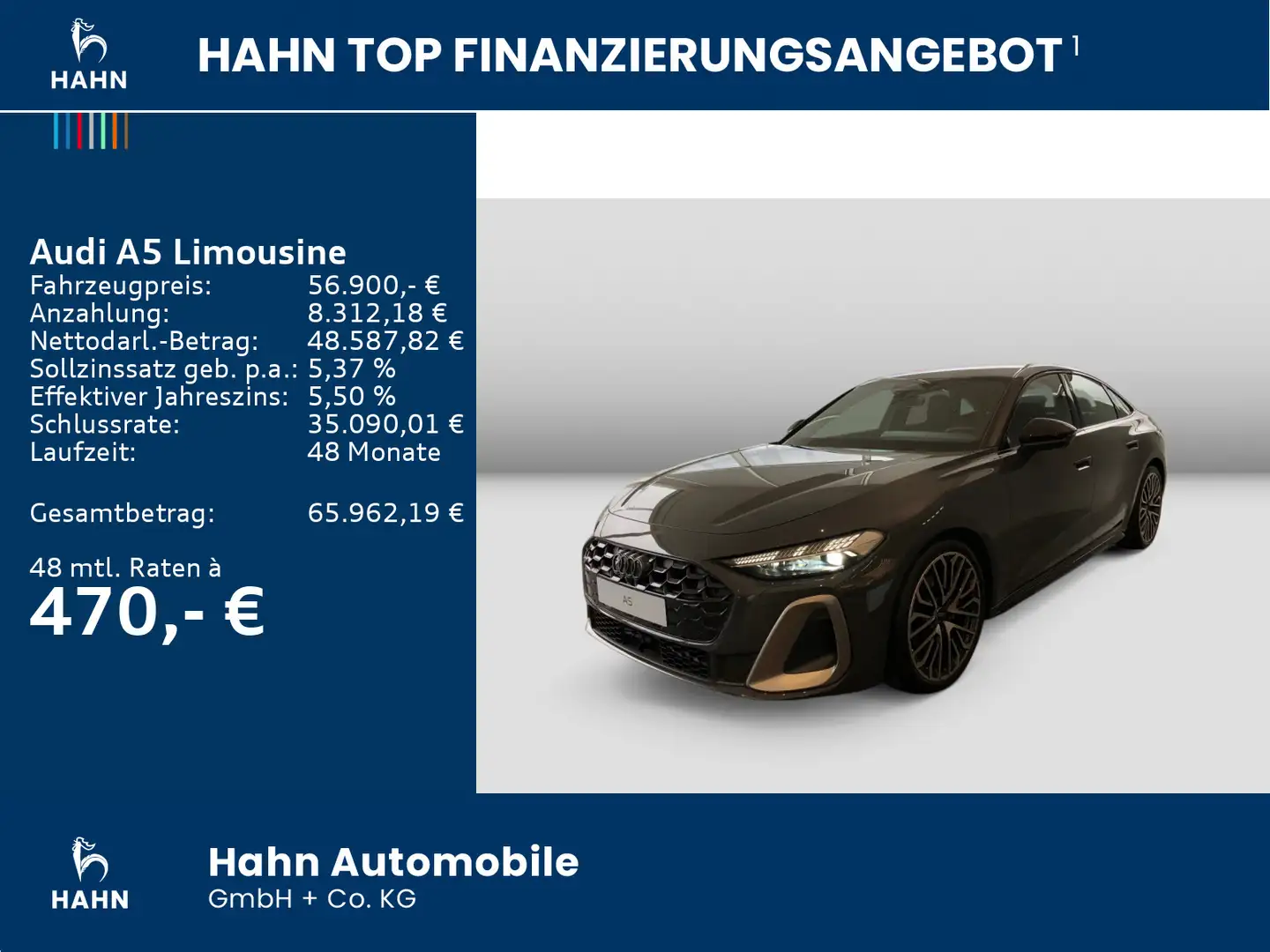 Audi A5 TFSI quattro  360°-Kamera Parklenka Grau - 2