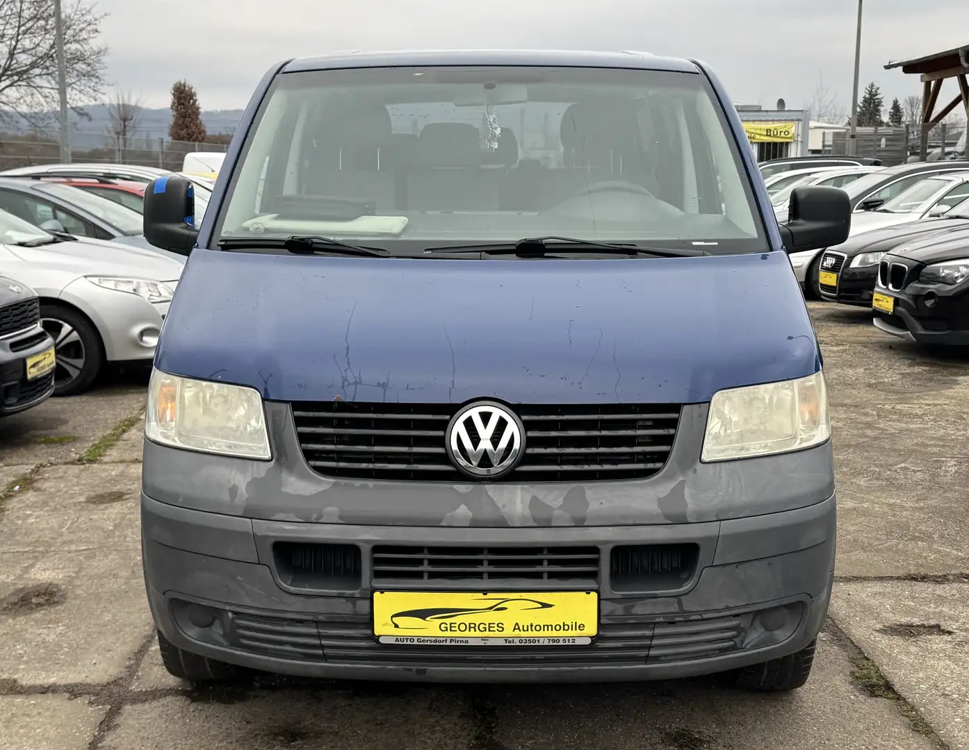 Volkswagen T5 Caravelle Transporter T5 TDI Tüv Juni.26 Bleu - 2