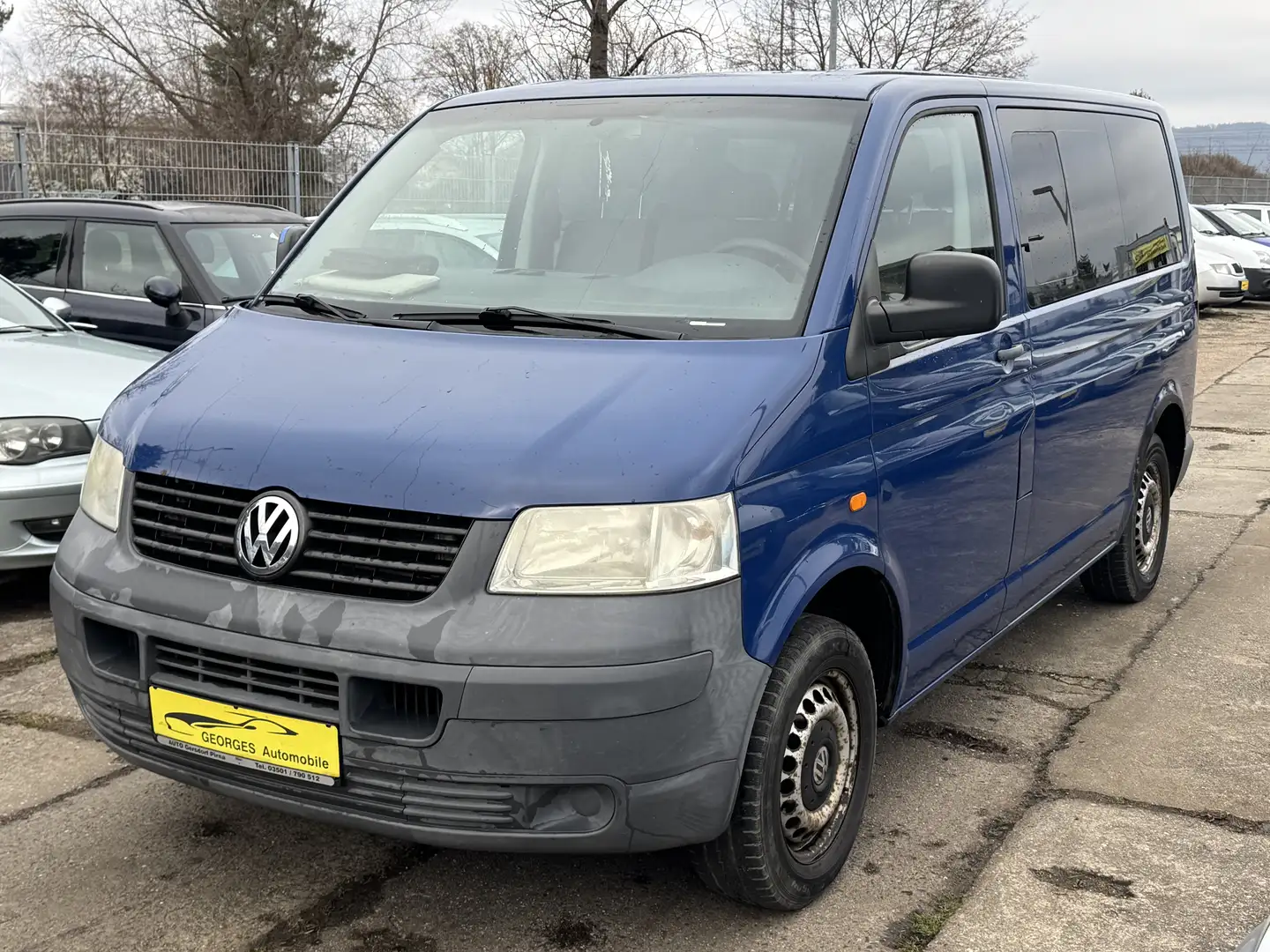 Volkswagen T5 Caravelle Transporter T5 TDI Tüv Juni.26 Bleu - 1