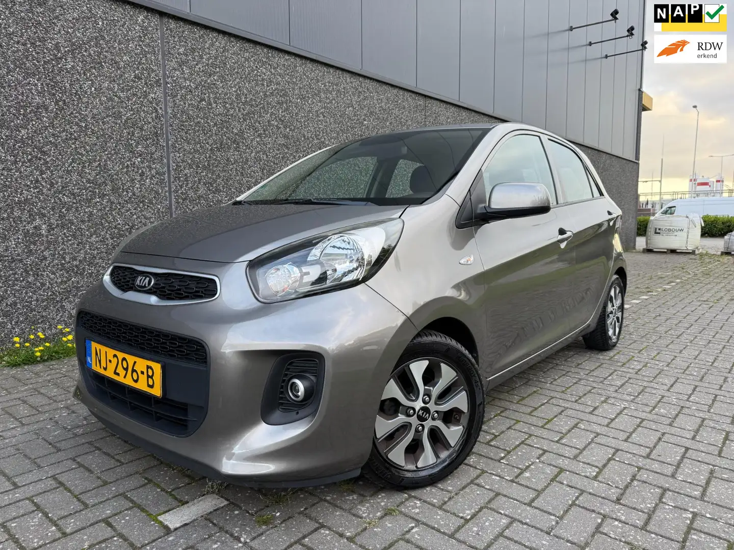 Kia Picanto 1.0 CVVT EconomyPlusLine/Nieuwe APK en beurt/CAMER Gris - 1