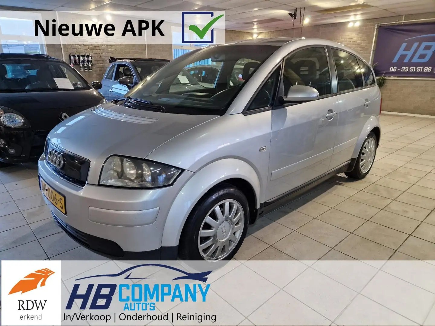 Audi A2 1.4 exclusive | Nette auto | Nieuwe APK | Airco | Grau - 1