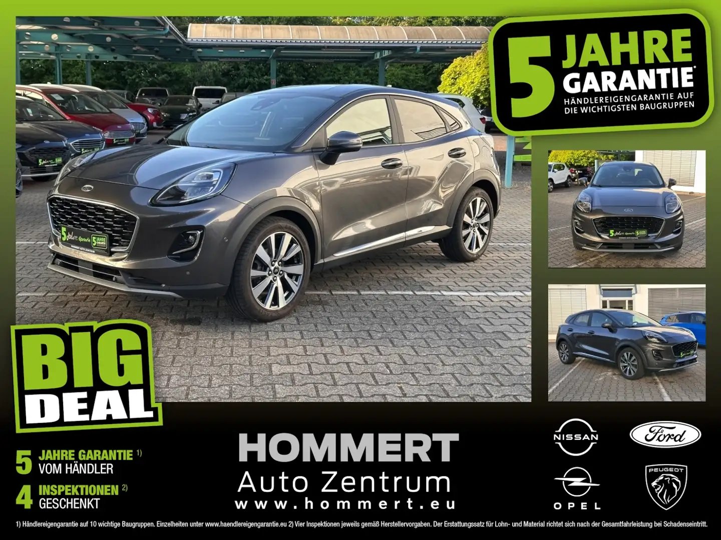 Ford Puma 1.0 EcoBoost Titanium X *beh.Lenk*ACC*Park* Gris - 1