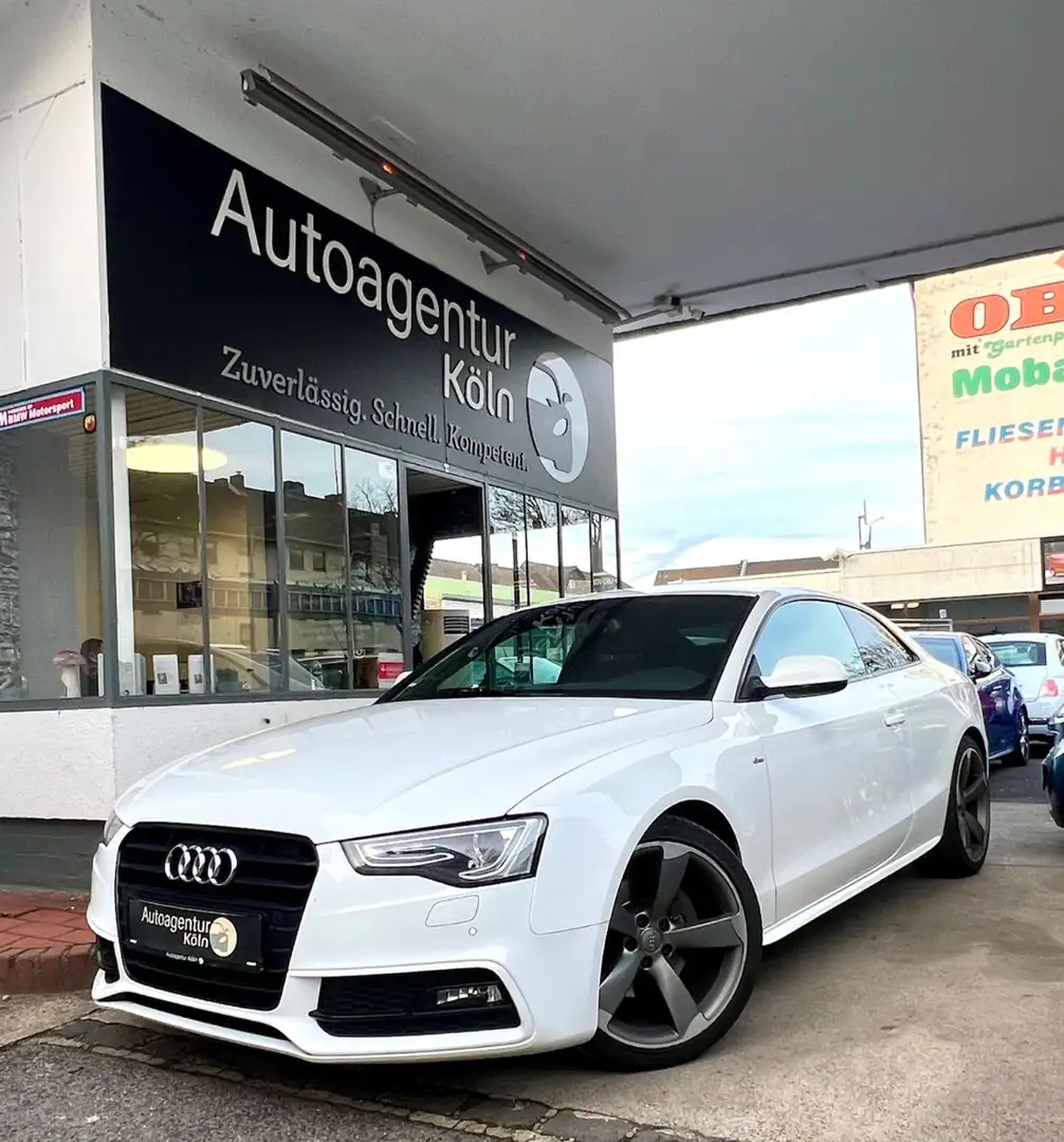 Audi A5 Coupe 2.0 TFSI 3x S-LINE*KLIMA*SHZ* Blanc - 1