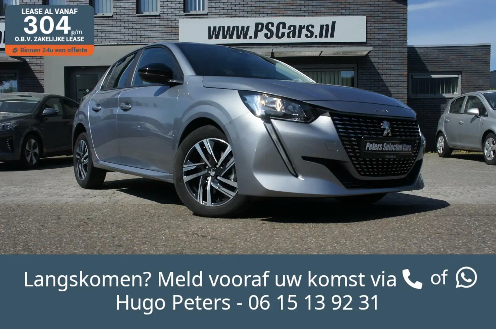 Peugeot 208 1.2 Automaat CarPlay|Cruise|Navigatie|PDC|Velgen Gris - 1