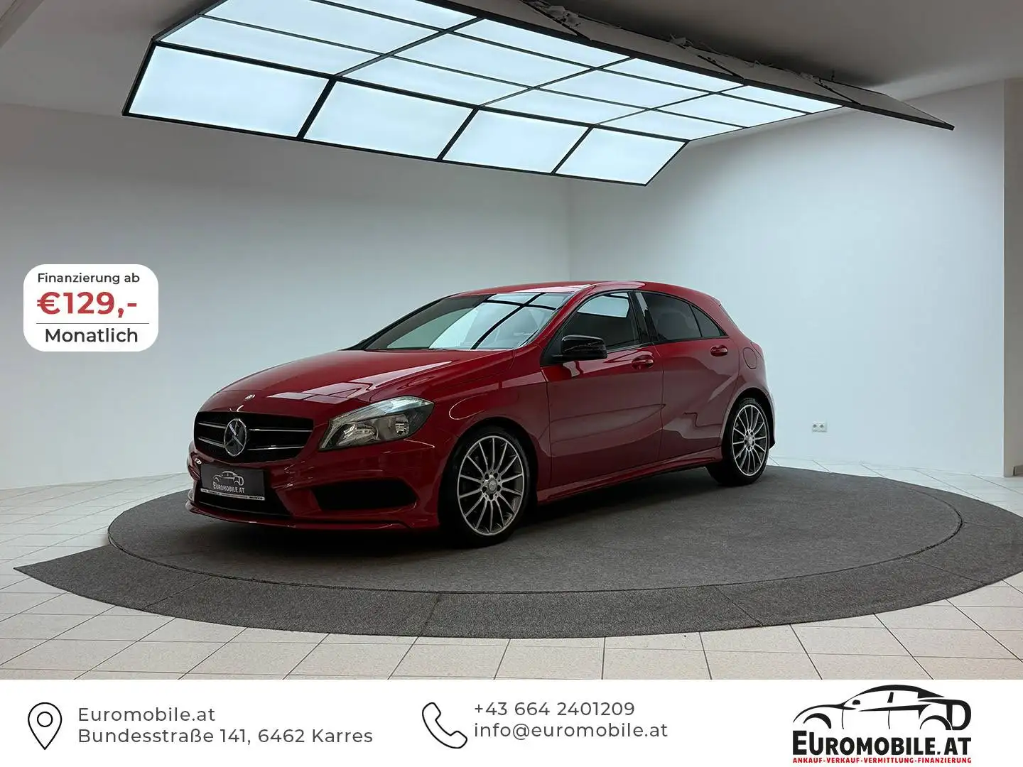 Mercedes-Benz A 180 A 180 AMG-Line *18-ZOLL*NAVI*SPORTSITZE* BlueEfficiency Rot - 1