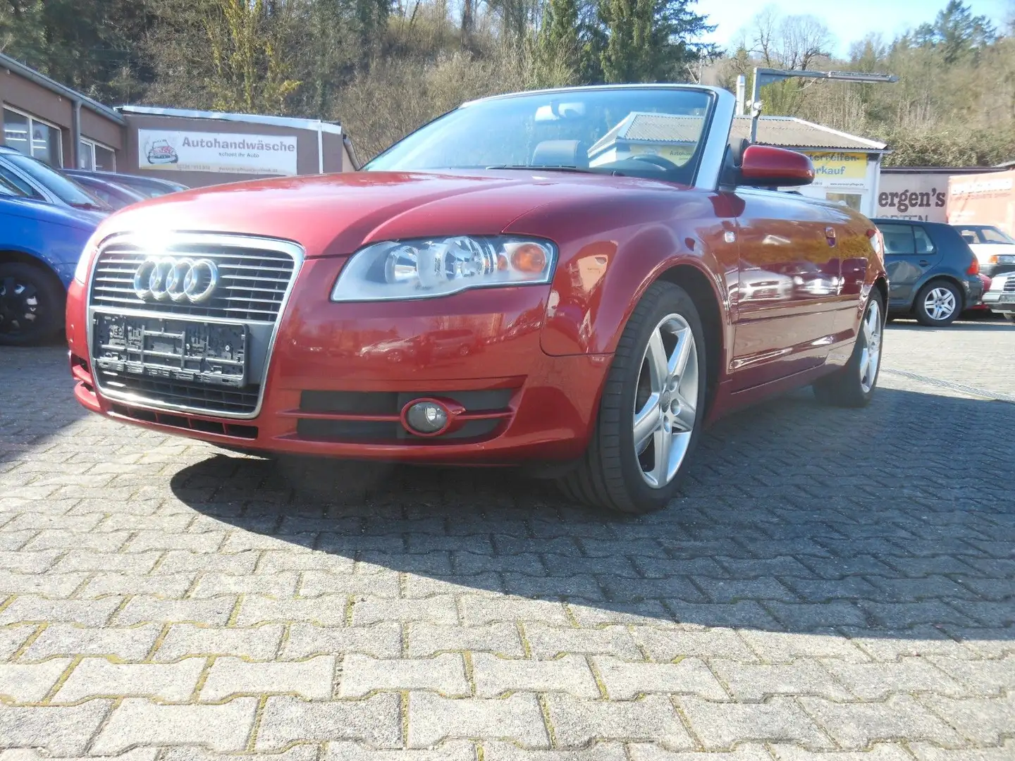 Audi Cabriolet Cabriolet 2.0 TFSI /Zahnriemen*Insp+TÜV Neu**** Rot - 1